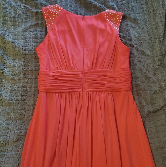 Pink Floor Length Dress - Picture 4 of 4